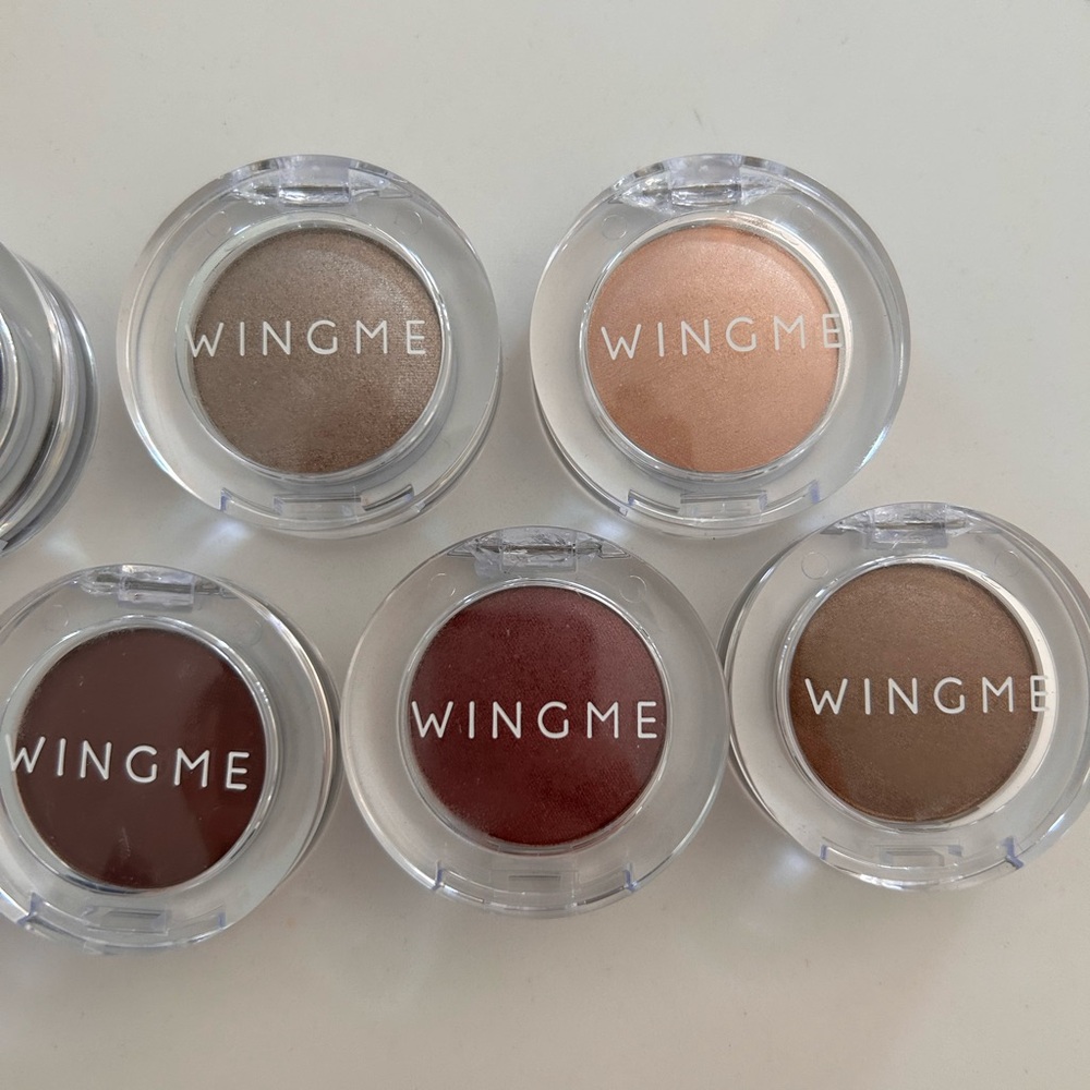 Cream Eyeshadow Set of 7 — Rose, Bronze & Taupe Shades
